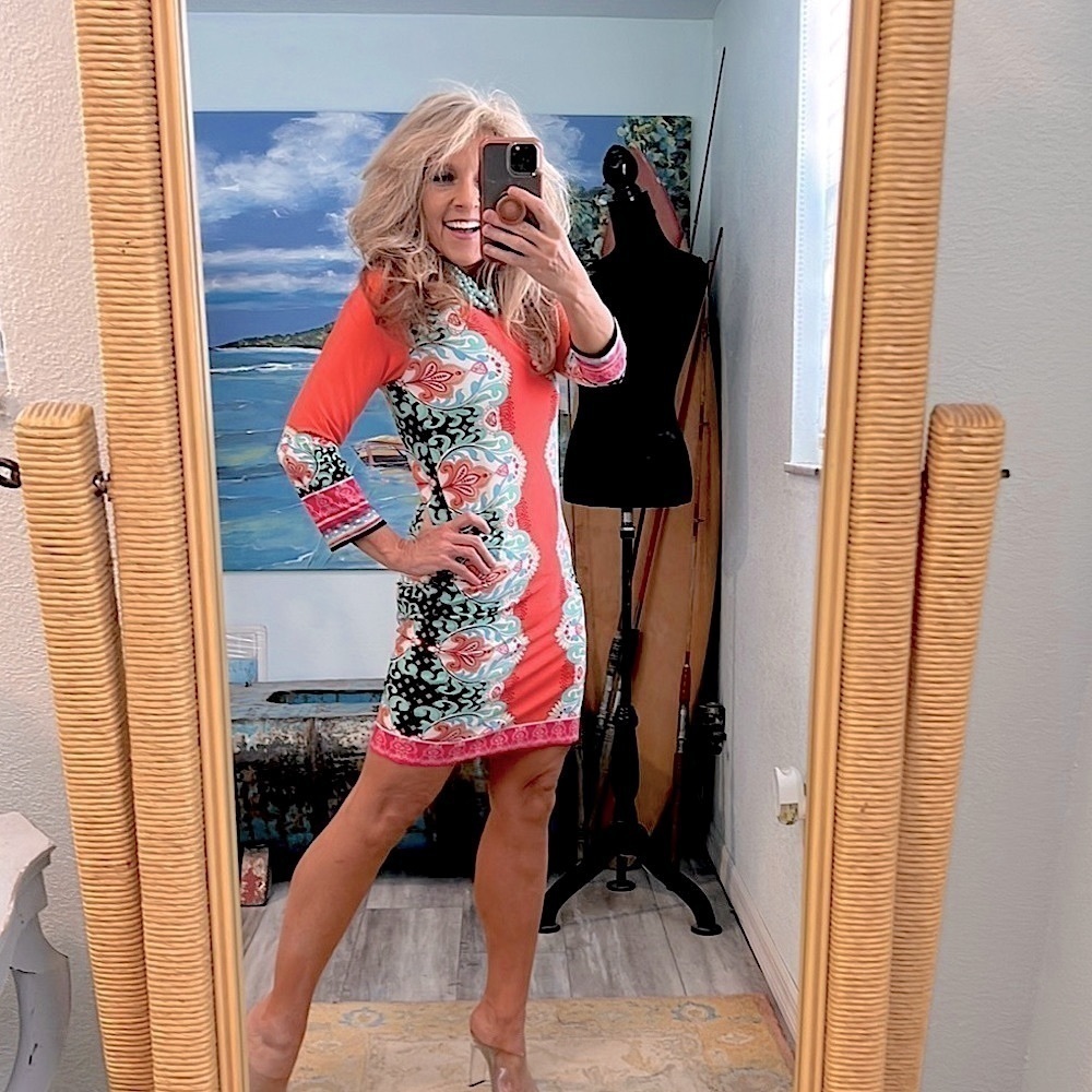 ⭐️Haani, Stunning,Bright,Shift Dress, Plenty Stretch,Excellent Condition,Size S